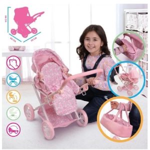 Birby Carrozzino Metallo 3 in 1