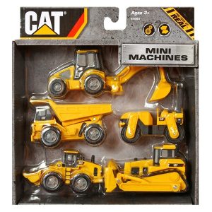 Nikko CAT Construction Mini Machines confezione da 5
