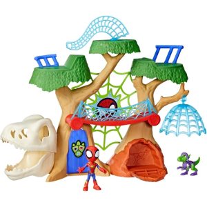 Spidey Amazing Friends – La casa sull’albero del Dinosauro con 2 mini  figure