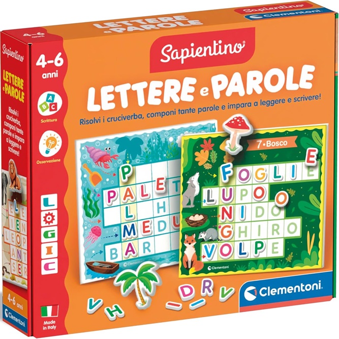 Clementoni- Sapientino Lettere e Parole Da 4 a 6 Anni - immagine 2