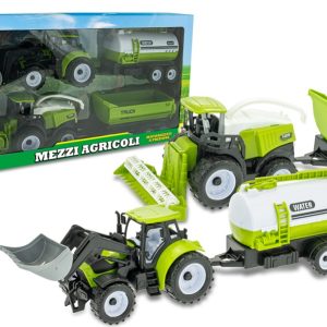 Linea Verde – Trattore  e Mietitrebbia con rimorchi movinto a frizione