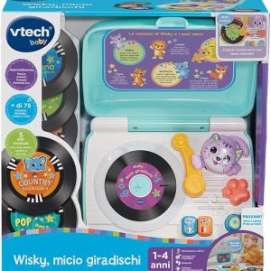 VTech Wisky, Micio Giradischi, Giradischi per Bambini
