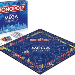 Monopoly – Edizione Mega Milano Citta’ Metropolitana. Gioco da tavolo