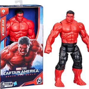 Hasbro Marvel Titan Hero Series Hulk Rosso , serie Captain America