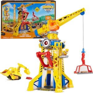 Rubble & Crew, Torre del Cantiere Generale, Set di Gioco con Personaggio di Rubble, luci e Suoni, Bulldozer Giocattolo e Sabbia Inclusi