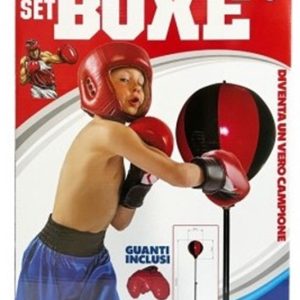 Boxing Sport Set con guantoni  e piantana regolabile Max H 105  Cm