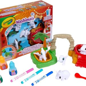 Crayola – Washimals Set attività Dinosauri, per Colorare
