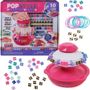 Cool Maker, Macchina Crea Braccialetti, con 170 Perline alla Moda e 20 Elastici, Crea Fino a 10 Braccialetti. Giochi per Bambine e Bambini, 7+ Anni.
