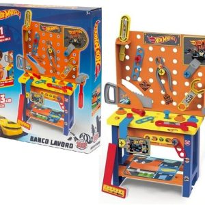 Set attrezzi lavoro giocattolo – Banco Lavoro Small giocattolo Grandi Giochi HOT WHEELS