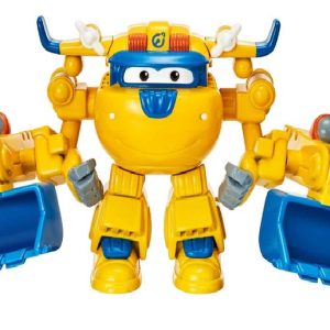 Super Wings Personaggio Donnie Articolato con accessori removibili