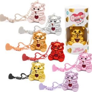 Giochi Preziosi Coccolotti Love & Tell Oh My Gold -Registrazione e Portachiavi, Colore Effetto Metal