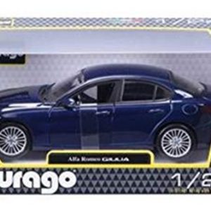 Burago Alfaromeo Giulietta, Giulia o Stelvio Scala 1:24 perfettamente rifinite – Colori assortiti vendita casuale