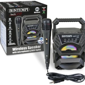 Bontempi Karaoke Wireless Speaker Con microfono e luci Rgb