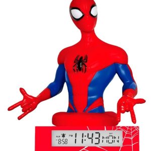 Spiderman Lampada e Sveglia 3D