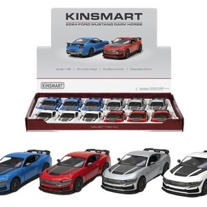 Ford mustang dark horse 18001 Retrocarica e Porte Apribili 12 cm