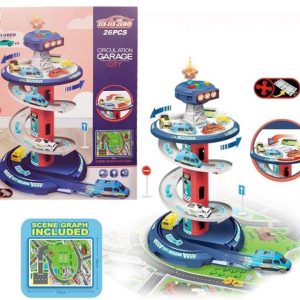 Torre di Controllo Parking Garage Yes Toys incluide 3 Veicoli
