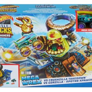 Hot Wheels – Monster Truck Arena Smashers, Mega Wrex Vs Gorzilla.