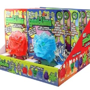 Slimy Goblins  Blob , cerca la sorpresa all’interno dello slime (con scheletro alieno all’interno) colori assortiti