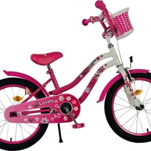Bici Bimba Lovely mis.18″ da 79 anni colore RosaBianco