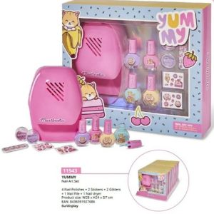 Martinelia Nail art Set Fornetto unghie a battria con smalti e deco unghie