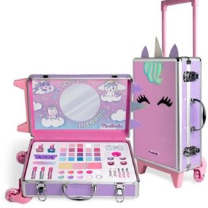 Martinelia, valigetta di bellezza con design a forma di piccolo unicorno. 25 x 38 x 11,7 cm