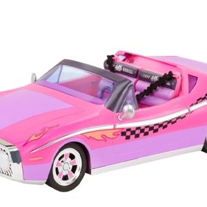 L.O.L. Surprise! City Cruiser – Auto sportiva rosa e viola con caratteristiche favolose e un’esclusiva bambola BEEPS – Età 4+