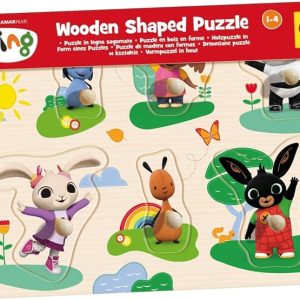 Lisciani Giochi – Bing wooden shaped puzzle maxi, 111244