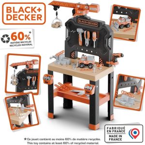 Banco da lavoro Builder Black & Decker Smoby
