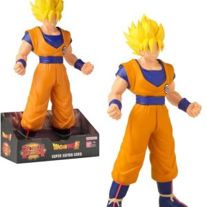 Dragon Ball Goku Super Saiyan 40cm Statuetta collezione Jumbo – Licenza ufficiale Dragon Ball