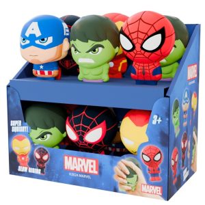Marvel Avengers Squishy 9 cm (a lenta crescita) Soggetti assortiti vendita singola
