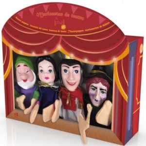 Il teatrino dei Burattini Fiabe Italiane – Set da 4 marionette – Biancaneve