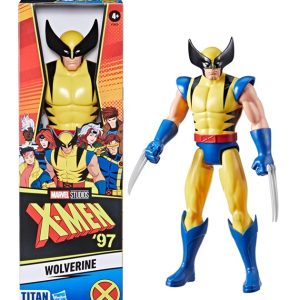 Marvel Hasbro X-Men, Action Figure Wolverine Titan Hero Series, Personaggio da 30 cm degli X-Men