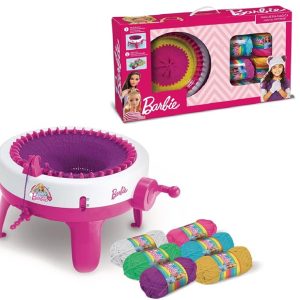 G.Giochi – Maglieria Magica Barbie – Telaio con 6 gomitoli Colorati