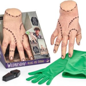 Mano Real FX Mercoledì, Kit Effetti Speciali con Guanto Green Screen Supporto per Telefono Incluso