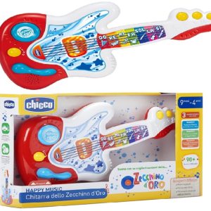 Chicco My First Guitar, Chitarra Elettronica Interattiva con + di 90 Suoni e Melodie  da 9 a 36 Mesi