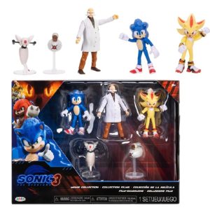 Sonic The Hedgehog 3 Movie – Set 5 Mini Figure 6,5 cm