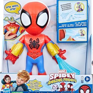 Hasbro Marvel Spidey & Friends con Tuta elettronica luci e suoni action figure da 25 cm Età 3+