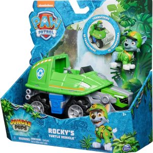 Paw Patrol Jungle Rescue Roky veicolo tartaruga