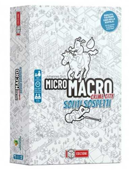 Micromacro Crime City Gioco Investigativo Soliti Sospetti Ms Edizioni In Italiano Età 12+ - immagine 2