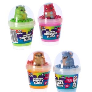 Squishy Unicorn Slime Amazing Cool – Secchiellino da 150 Gr con personaggio unicorno incluso