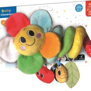Clementoni Baby Soft Spiral Happy Flower, Spirale per Passeggino con Fiore, 100% Lavabile, 17971 0+ Mesi