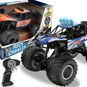 Rock crawler Monster Truck Radiocomando c/sospensioni 2.4ghz scala 1:8, 2 ruote motrici in gomma giganti.