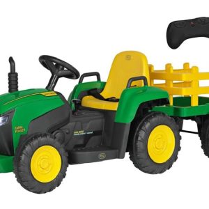 PEG PEREGO TRATTORE JOHN DEERE FARM POWER CON RIMORCHIO IGOR0120