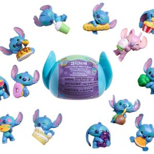 Just Play Capsula Stitch Disney con Mini Personaggi Assortiti Wave 3, Personaggio a Sorpresa Alto 5 cm dai 3 Anni