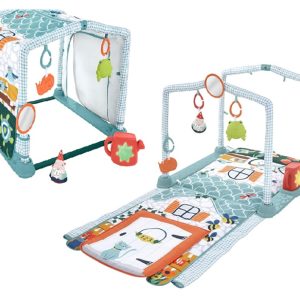 Fisher-Price – Home Sweet Home Cresci con Me 3-in-1, tappetino sia per il gioco a pancia in su che distesi sul pancino, con tunnel per gattonare e giochi, Giocattolo per Bambini 0+ Mesi, Fisher-Price – Home Sweet Home Cresci con Me 3-in-1, tappetino sia per il gioco a pancia in su che distesi sul pancino, con tunnel per gattonare e giochi, Giocattolo per Bambini 0+ Mesi, HJK45