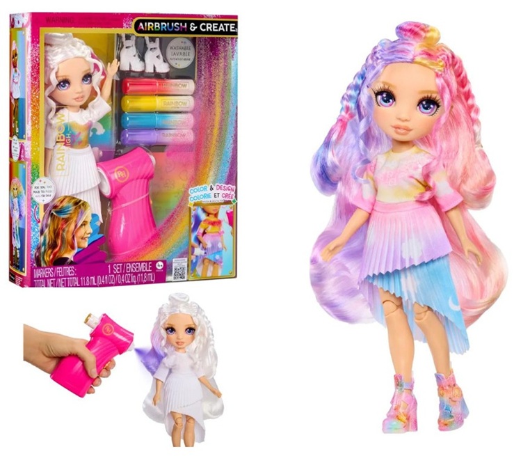 Rainbow High Air Brush e Create Fashion Dolls - immagine 2