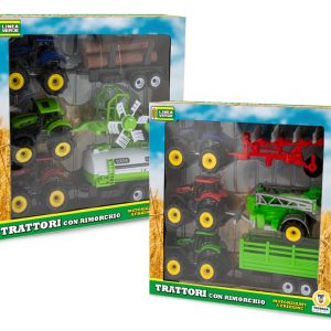 68615 – LINEA VERDE – TRATTORE CON RIMORCHIO A FRIZIONE 2 MDL ASS