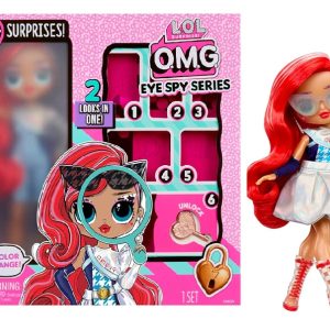 L.O.L. Surprise! OMG Eye Spy Series -Include 1 Bambola, Abiti e Accessori, Risolvi gli Indizi e Sblocca le Sorprese, Colleziona Tutte e 4 le Bambole