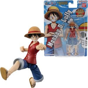Bandai – Ultimate Legends HD – Figurina One Piece 12 cm – Monkey D. Ruffy (Luffy) Figurina articolata Ruffy 4+