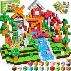 Cooljoya – Costruzioni Magnetiche Con 150 pezzi per Bambini,Giocattolo Educativo Montessori,Giochi Magnetici per Bambini 3+